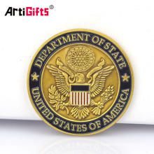 Moneda de águila de color plata de oro viejo de Estados Unidos estadounidense personalizada sin mínimo